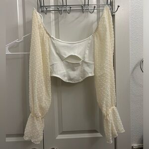 Urban outfitters white long sleeve
